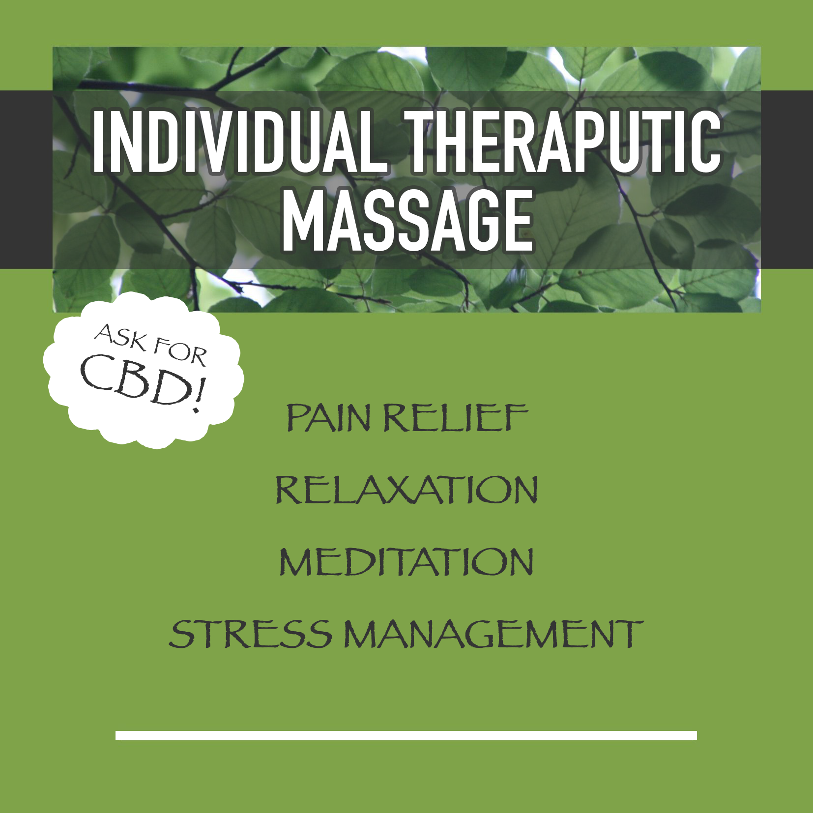 individual cbd massages